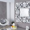 Moderní nástěnné zrcadlo – Venice, stříbrné