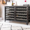 Industriální kovový regál na víno – Agrican II