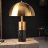 Designová stolní lampa zlatá – Heridé