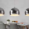 Designový kovový lustr chromový – Librae