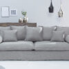 Designová masivní pohovka šedá – Quemar